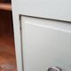 Commode asymétrique vintage vert lichen