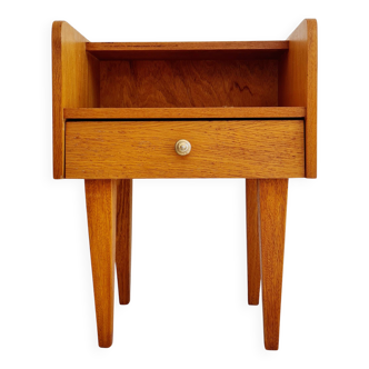 Bedside table with compass legs, 1960s