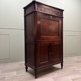 Mahogany Secretary Louis XVI XIII Eme Century