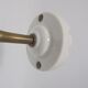 Pair of opaline wall lamps