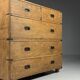 Commode de campagne en chêne du 19ème siècle