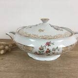 Saucière porcelain bird of paradise