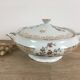 Saucière porcelaine oiseau de paradis