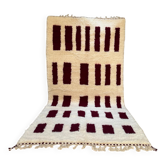 Tapis en laine fait main traditionnel 2.5 x 1.5 m