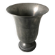 Vase Ancien Étain Gris Poinçonné