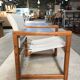 Vintage armchair by Karin Mobring from the 70s, new fabric and straps