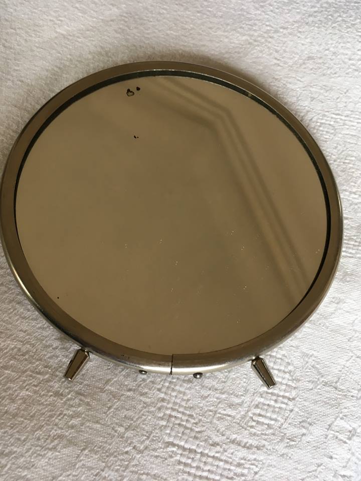 Mirror Barber round 14x14cm