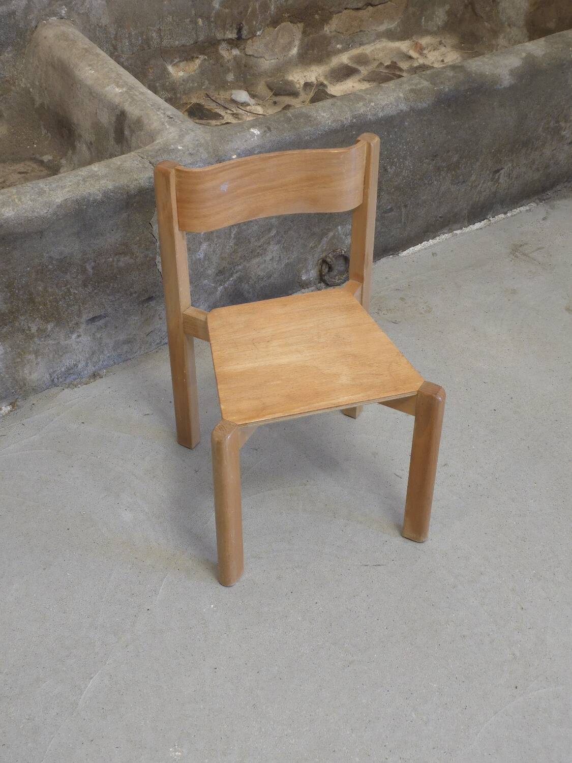 Wooden children's chair