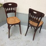 Pair of bistro chairs