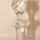 engraved crystal liqueur carafe from the late 19th century