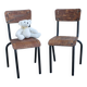 Set of school chairs