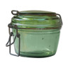 Small green glass jar / Durfor brand / France / Kitchen range / zero waste