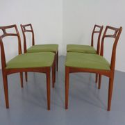 Model 94 Teak Dining Chairs by Johannes Andersen for Christian Linneberg, 1960s, Set of 4