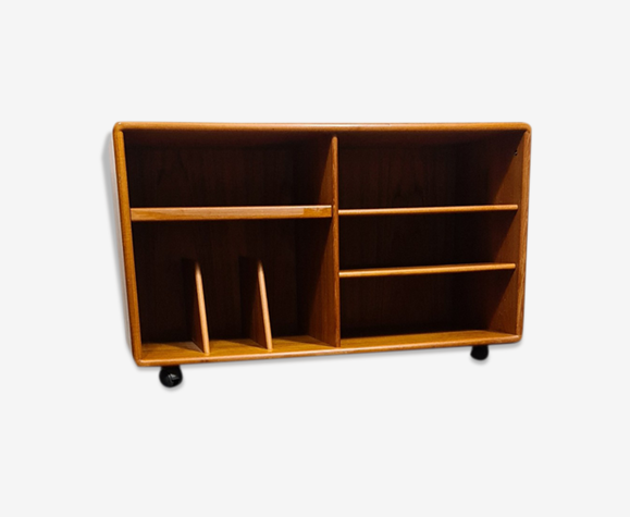 Chariot hifi vintage en teck danois par Dyrlund