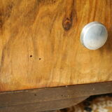 Chest of drawers art deco in walnut