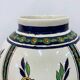 Pair of Boch Frères La Louvière vases, floral decoration signed Charles Catteau