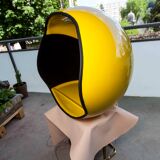 1970 fiberglass telephone booth with light