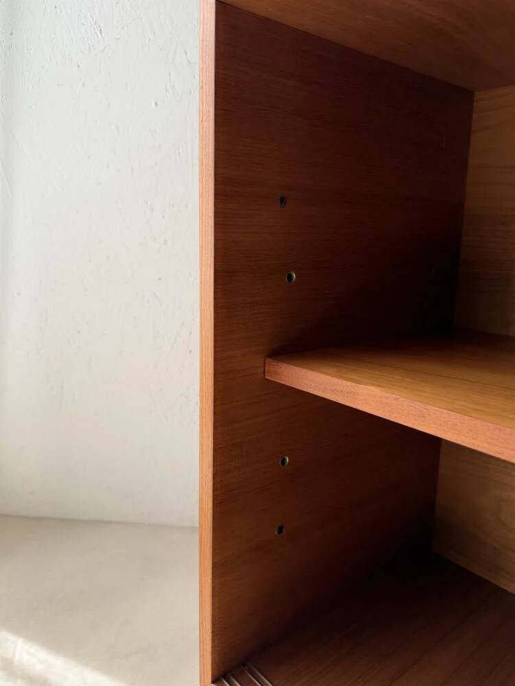 Danish mid-century teak sideboard with sliding doors