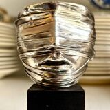 Silver-plated metal sculpture signed Igor Mitoraj for Christofle, 1977