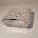 Crystal art deco jewelry box