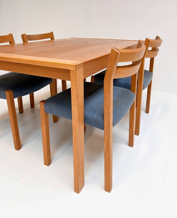Ensemble de 4 chaises Niels Otto Moller modèle 84, années 1960