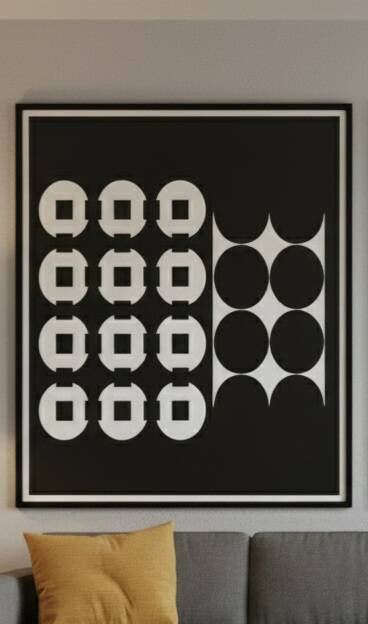 Victor Vasarely d'après œuvre copusculaire