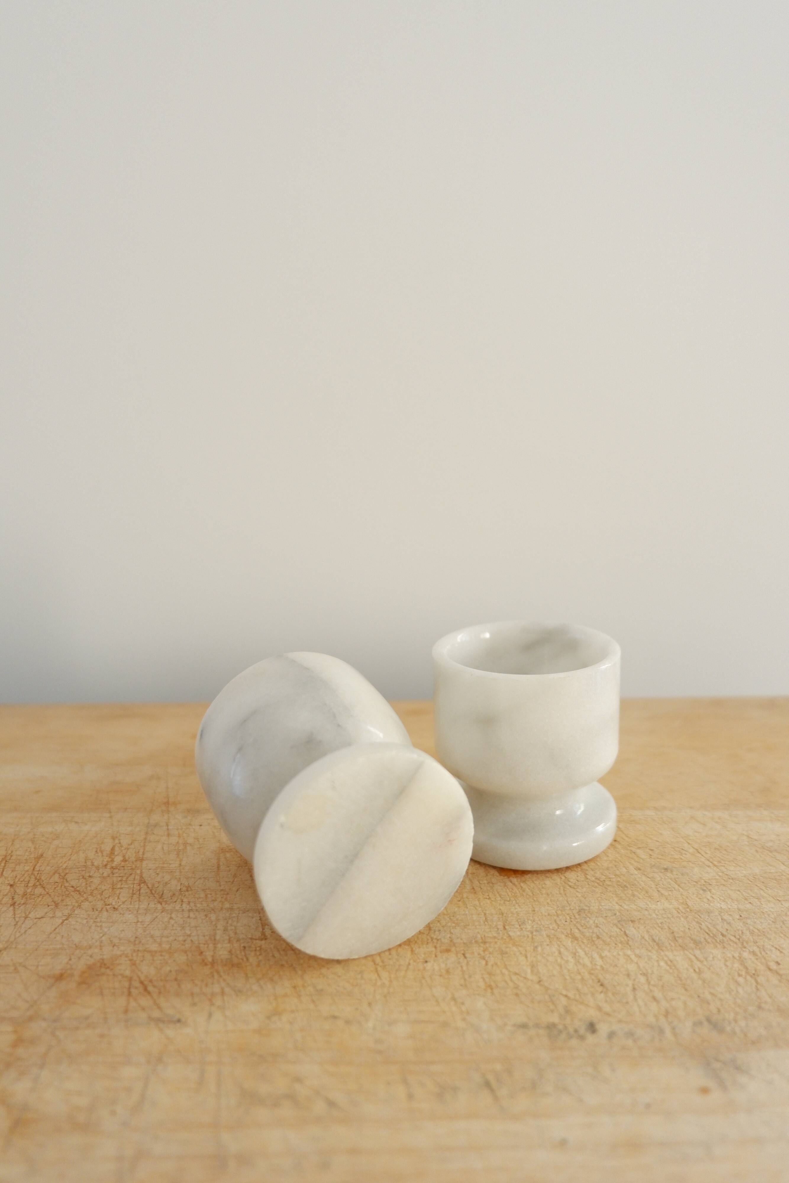 Pair of marble cockroaches
