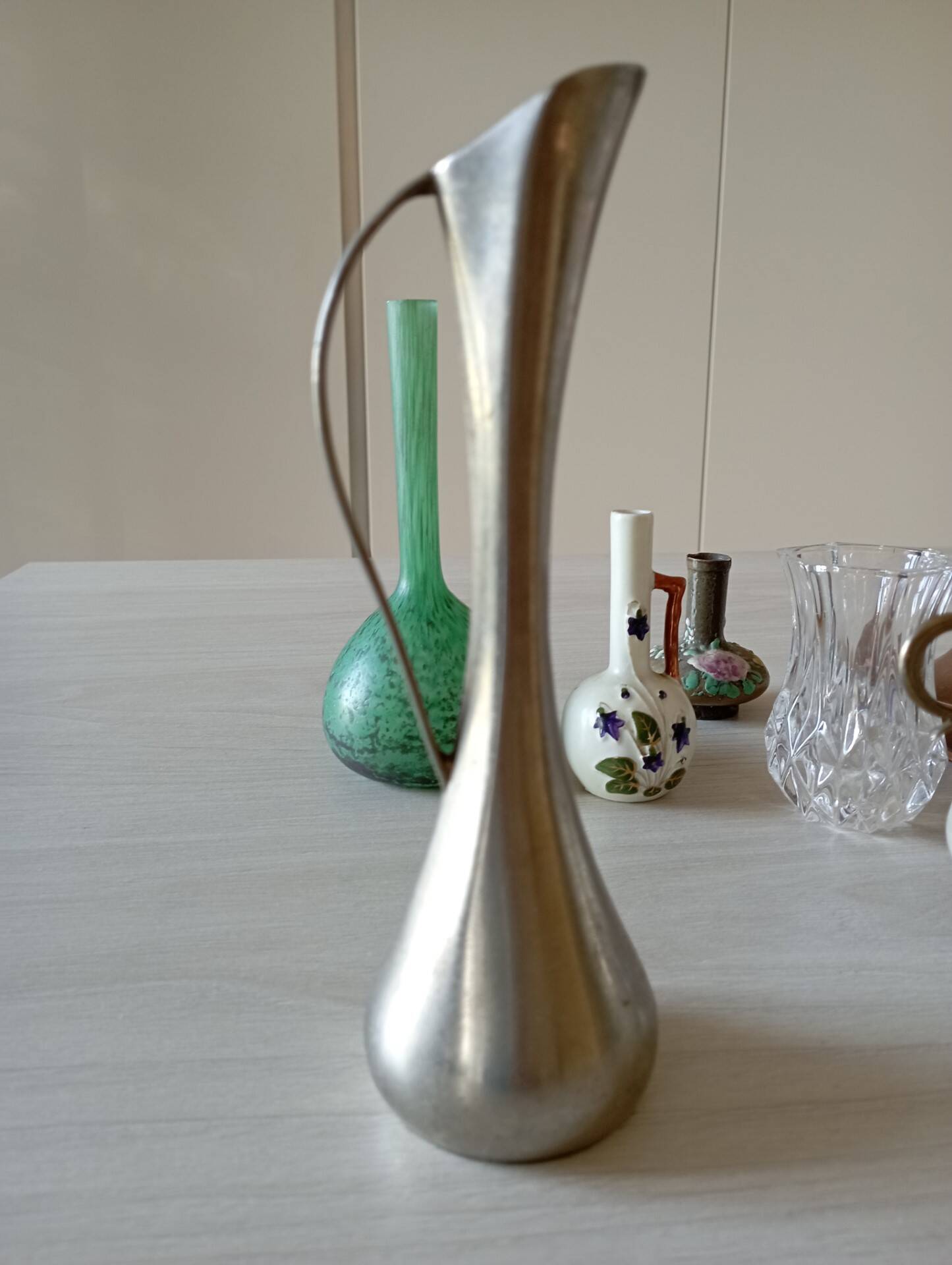 Lot of 8 old miniature vases