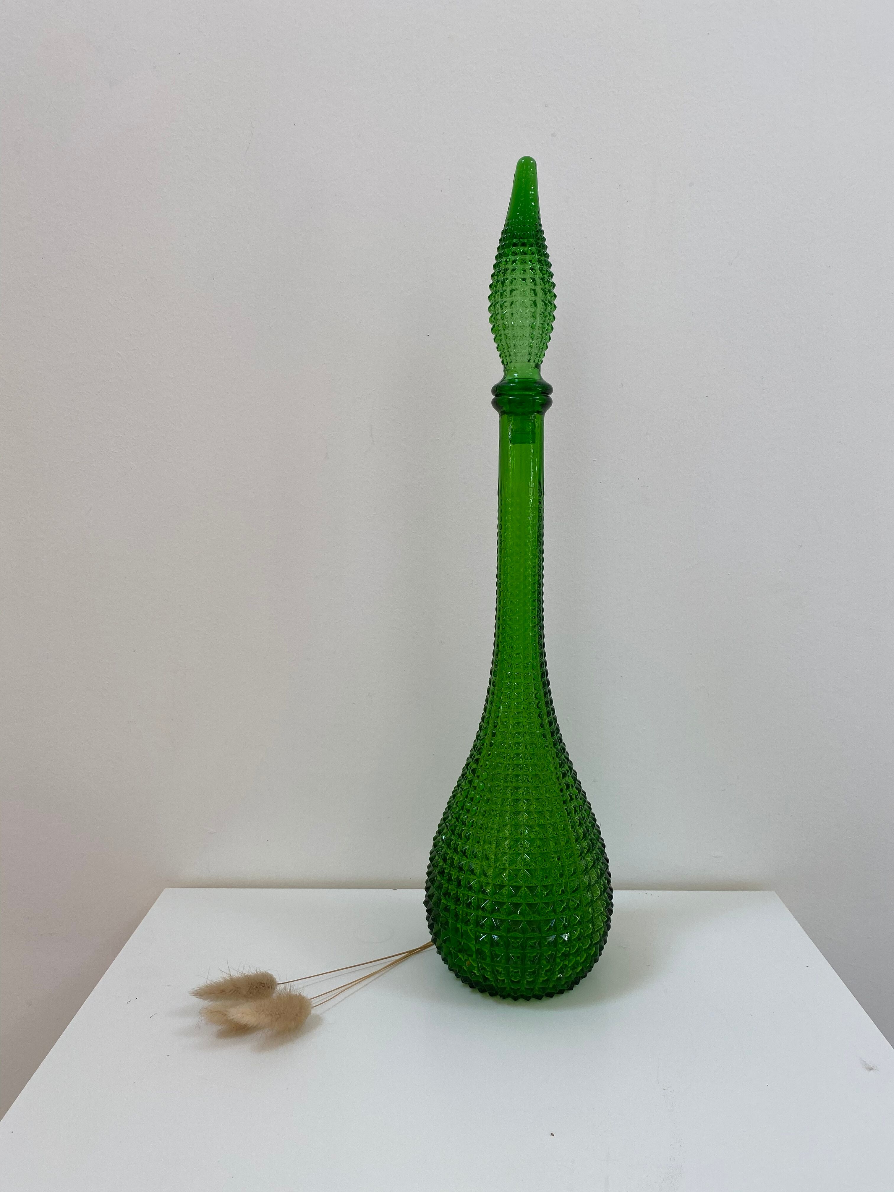 Italian Empoli XL decanter, 60s