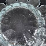 Flower shaped glass dish