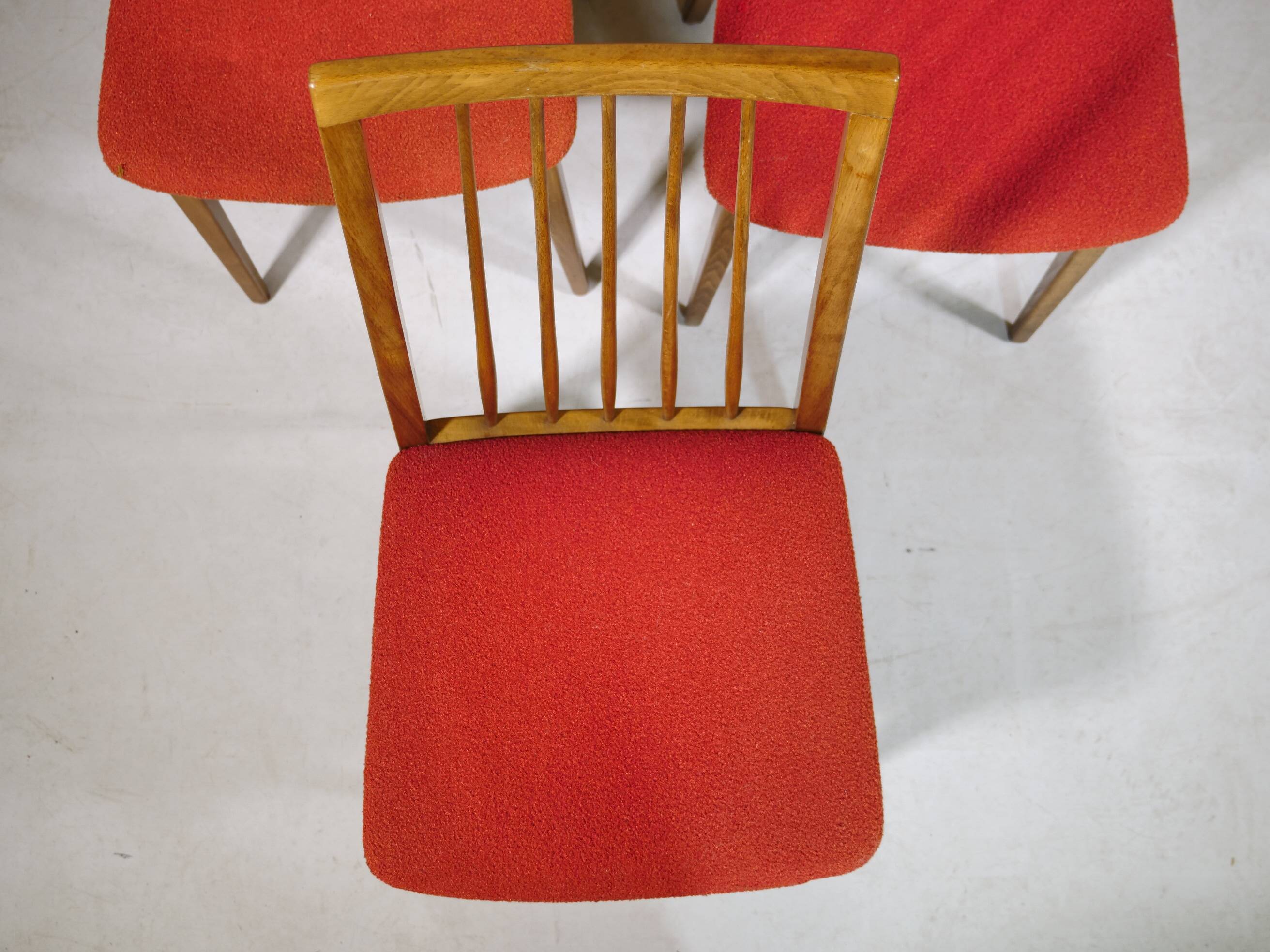 Mid-Century Dining Chairs in Walnut, Set of 10, 1960s