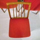 Mid-Century Dining Chairs in Walnut, Set of 10, 1960s