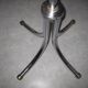 Vintage chrome metal coat rack