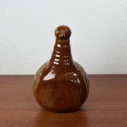 Bird-shaped pottery bottle from a modern Danish workshop, mid-century, 1960s.