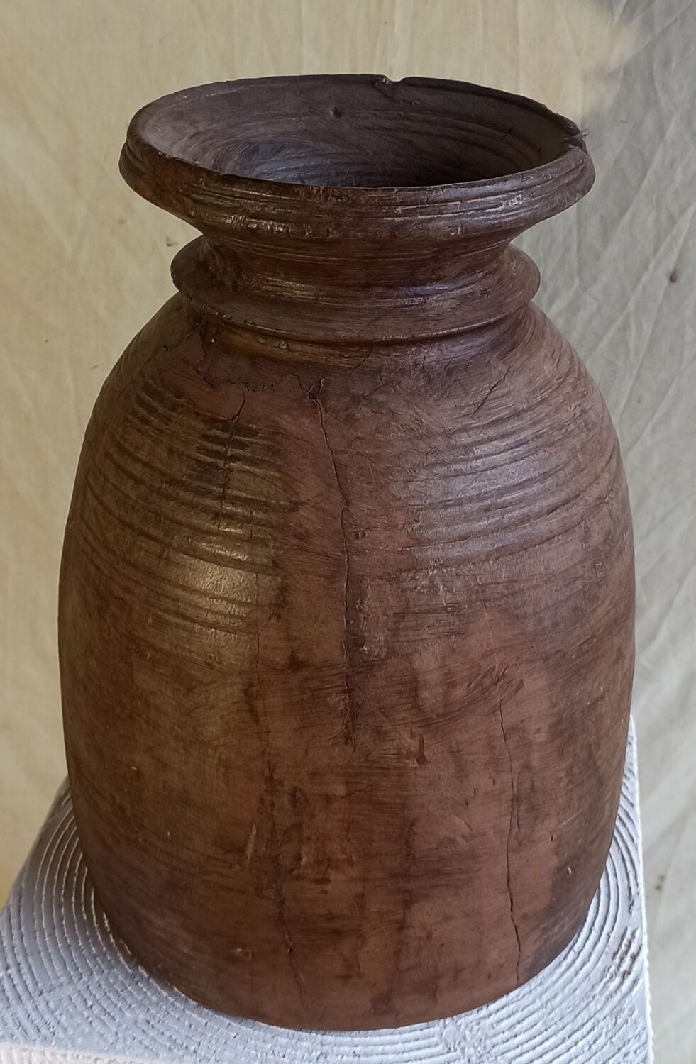 Wooden jar