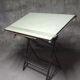 Table à dessin architecte Sautereau Paris 1950 fonte avec chaise Thonet
