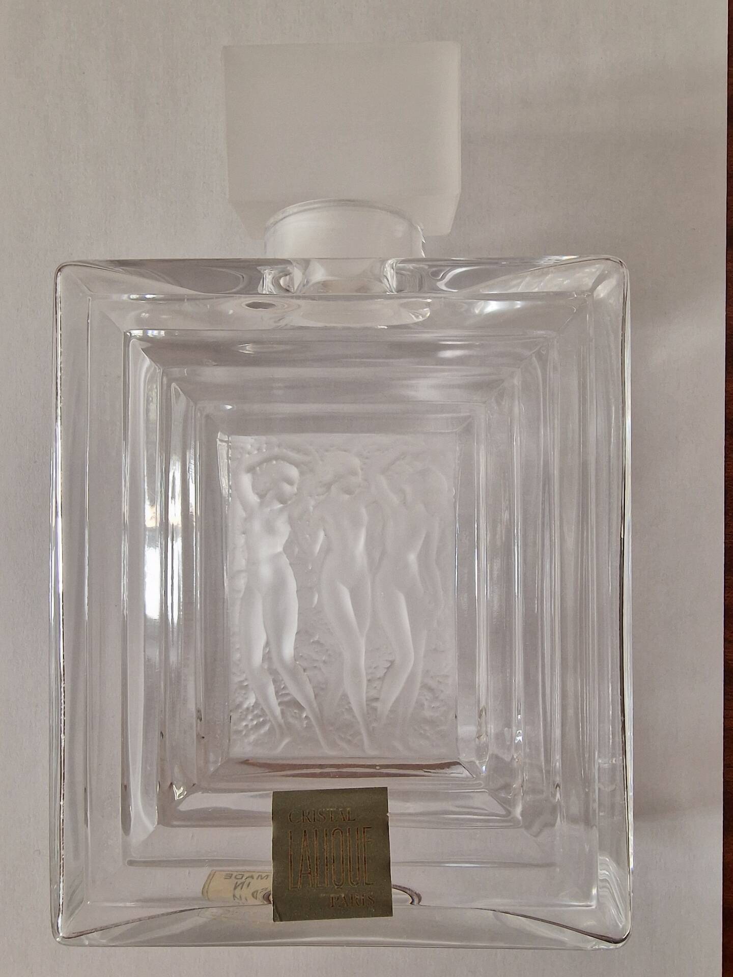 Flacon Lalique Duncan No. 2 – Trois danseuses – Cristal Art déco