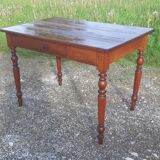 Walnut table 19 th , 1 drawer