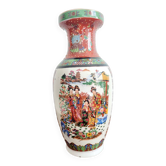 Chinese vase, Rose family style