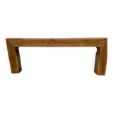 Solid oak beam console