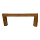 Solid oak beam console