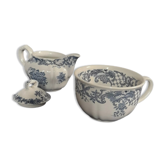 Coffee cup & milk pot, Valéria model by Villeroy & Boch