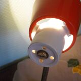Lampe à poser inclinable en métal, années 70