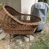 Wicker cradle
