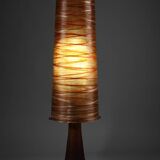 Large resin table lamp from the Accolay workshops, 70s