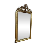 Miroir époque Louis Philippe à fronton or