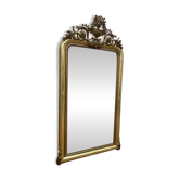 Miroir époque Louis Philippe à fronton or