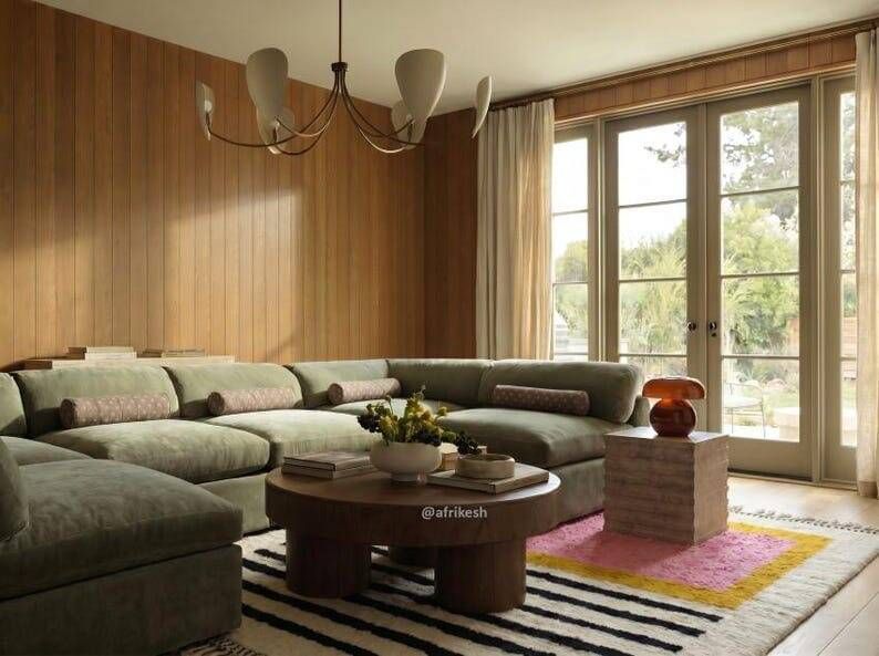 Handmade traditional pure wool rug 1.5/2.5 m