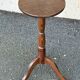 Sellette tripode vintage en bois