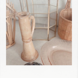 Sandstone candlestick